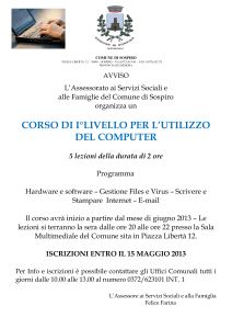 locandina - Comune di Sospiro