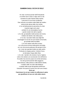 bambini dagli occhi di sole