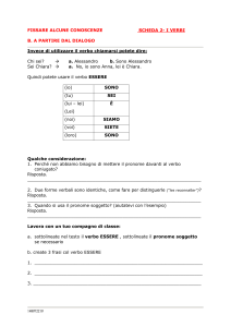 FISSARE ALCUNE CONOSCENZE