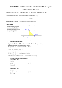 ESAMI DI MATURITÀ TECNICA COMMERCIALE 86 suppletiva