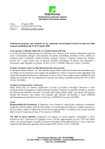 Roma - Federfarma Nuoro