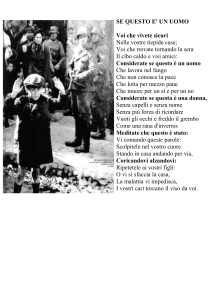 Se questo è un uomo