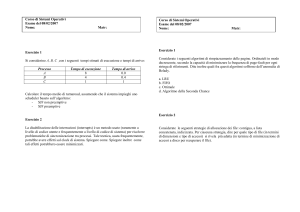 Corso di Sistemi Operativi