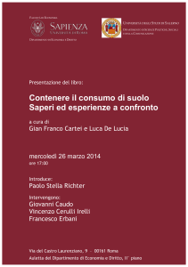 FACOLTÀ DI ECONOMIA