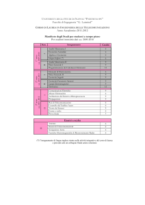 manifesto per gli studenti immatricolati nell`a.a. 2009-10