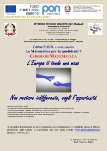 La matematica per la quotidianità