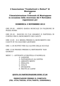apri il volantino per conoscere il programma