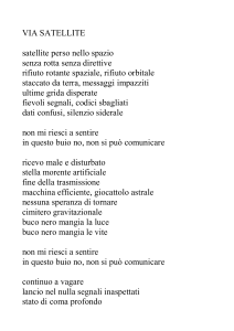 via satellite - Fabrizio Tavernelli