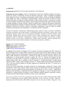 Programma Martino Modelli di analisi di stabilità dei versanti 9
