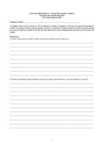 Esercizi di economia politica # 1 - e