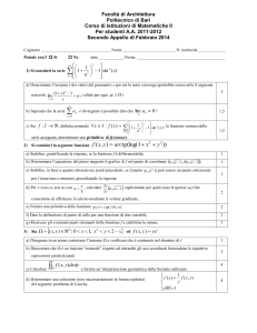 Traccia Appello del 27 Febbraio 2014
