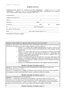 scheda tecnica - Provincia di Livorno