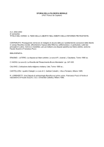 storia della filosofia morale (Prof. De Capitani)