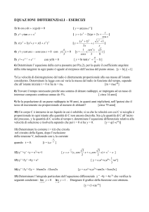 Equazioni differenziali