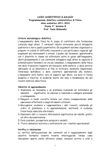 Fisica 4^B - Liceo Galileo Galilei