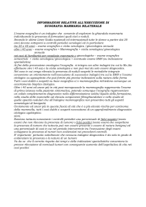 informativa mammella
