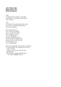 lola bella mia - Franco Boldrini