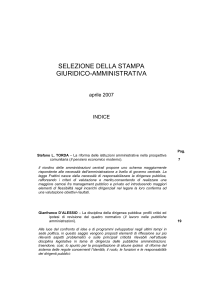 SELEZIONE DELLA STAMPA - MEF