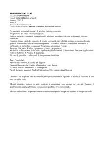 analisi matematica i