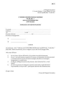 All. A - Home Page 1° Circolo didattico Cesare Battisti