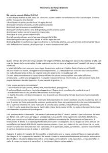 IV tempo ordinario anno A
