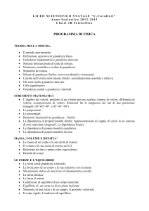 FISICA 1BS Prof. Buzzi Silvia