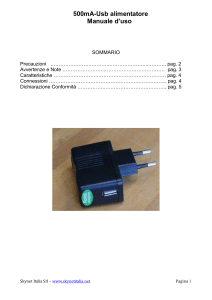 500 e 1500mA alimentatore