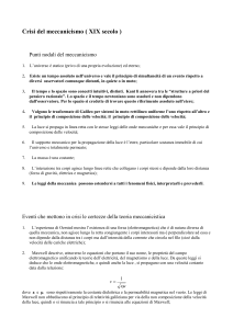 Crisi del meccanicismo ( XIX secolo )