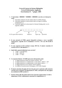 Esercitazione-2 - Dipartimento di Informatica