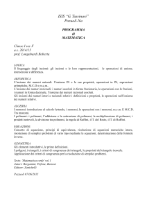 Matematica Prof.ssa Longobardiprog. 1F