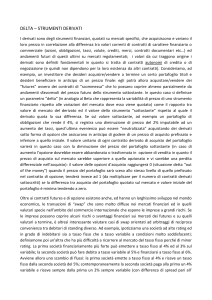Delta - strumenti derivati