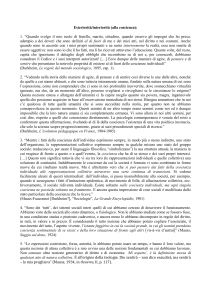 "Esteriorità": testi