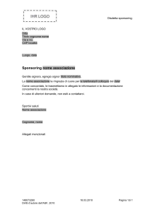 Annullamento sponsoring