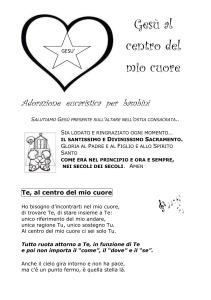 Adorazione eucaristica bambini