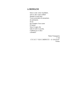 a domani - Carducci