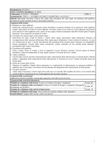 Richiami sui vettori applicati - Dipartimento di Ingegneria Civile
