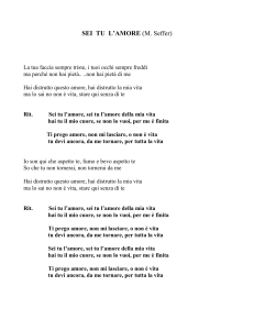 sei tu l`amore - teppisti dei sogni