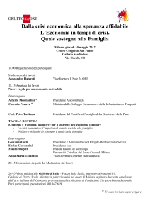 10 maggio: l`economia