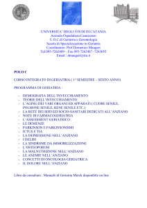 UNIVERSITA` DEGLI STUDI DI CATANIA