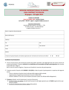 Scheda di adesione Nigeria ( | 239,1 KB)