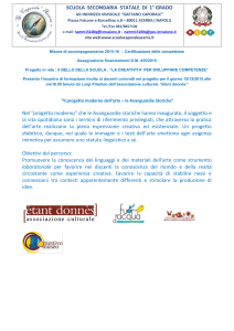 4° incontro progetto compenze Il progetto