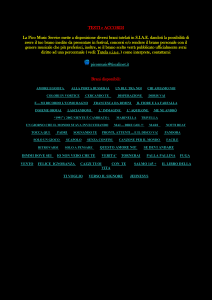 TESTI e ACCORDI