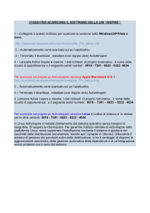 i passi per scaricare il software della lim “inspire”