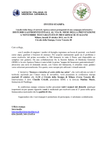Invito conferenza stampa 25 ottobre