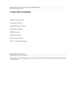 I colori dell` arcobaleno : Noi siamo poesia : http://noisiamopoesia.it