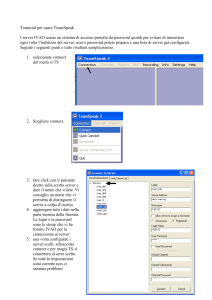 Toutorial per usare TeamSpeak