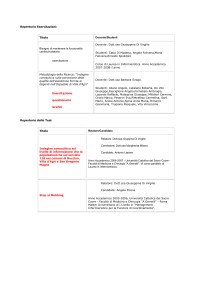 Repertorio Esercitazioni