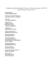 Scienze M.F.N. - Studenti e laureati