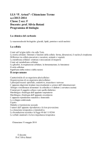 programma di biologia - IIS Pellegrino Artusi