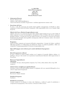 • - Dipartimento di Scienze Giuridiche, Storiche, Economiche e Sociali.
